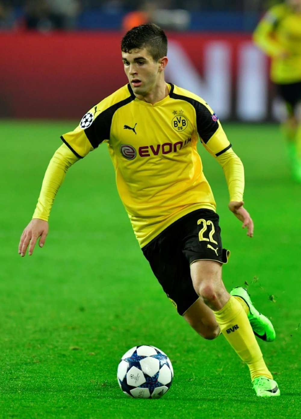 Pulisic is not thinking about changing clubs. AFP