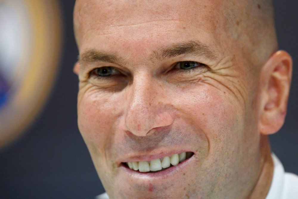 Zidane sait se faire recevoir. AFP