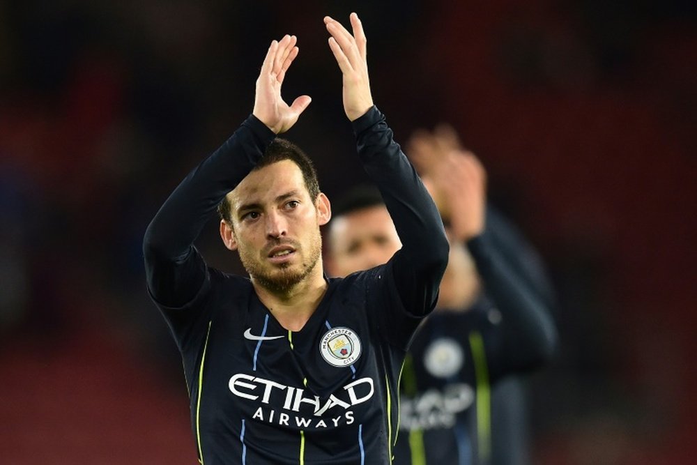 Les supporters de City veulent que Silva reste un an de plus. AFP