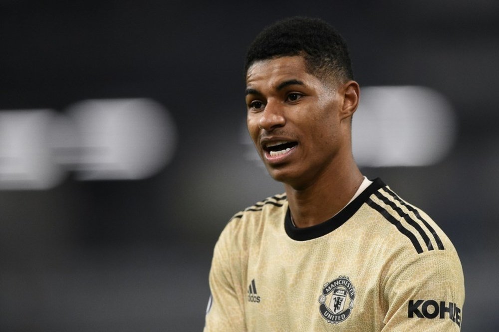 Rashford sera présent pour la reprise. AFP