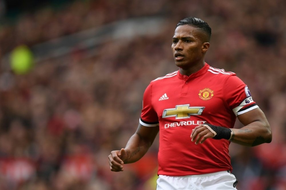 Antonio Valencia will return to play at Old Trafford. AFP