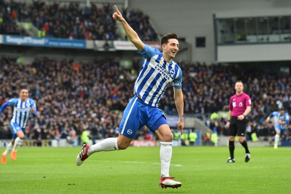 Lewis Dunk has signed a new Brighton contract. AFP