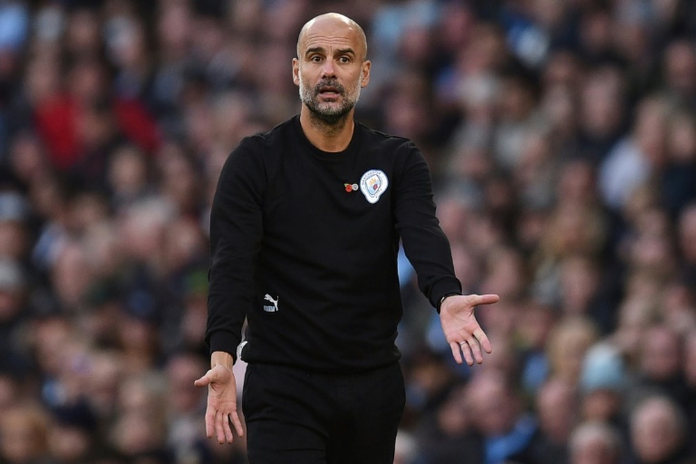Guardiola no está dispuesto a dejarlo salir tan fácilmente. AFP