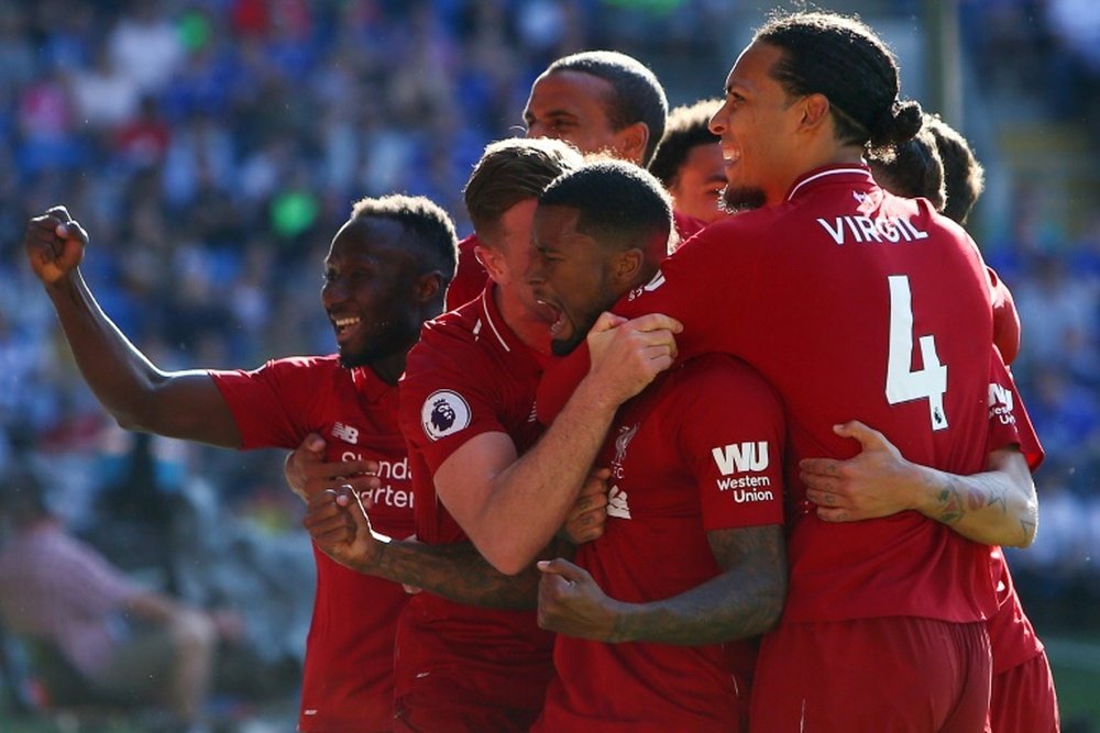 Liverpool defeated Huddersfield's fellow strugglers Cardiff last time out. AFP