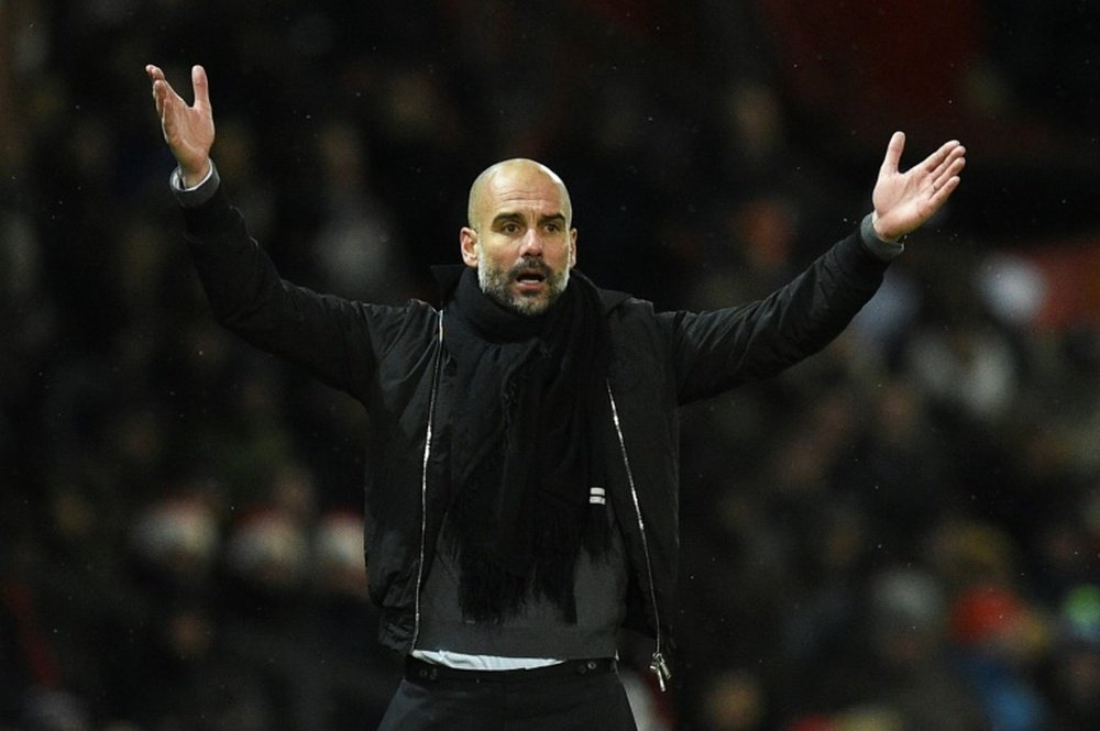 Guardiola could bolster his Manchester City squad in January. AFP
