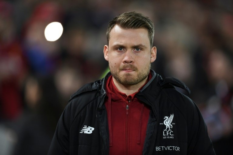 Simon Mignolet will return to action in the game. AFP