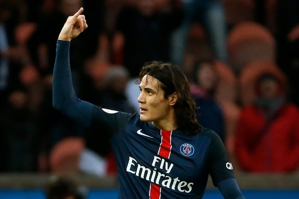 Cavani has been linked with a move away from PSG. AFP