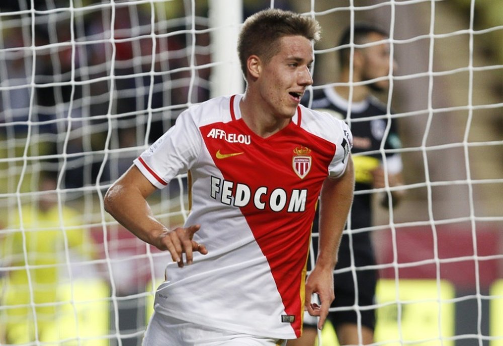 Pasalic celebrating a goal. AFP