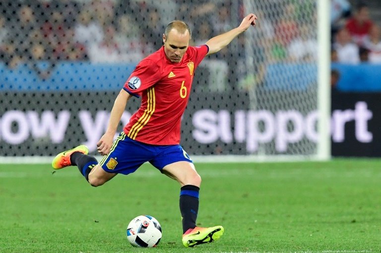 Iniesta scored the winning goal in 2010. AFP