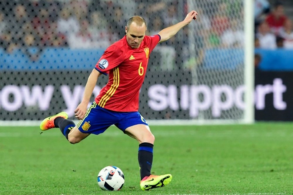 Iniesta scored the winning goal in 2010. AFP