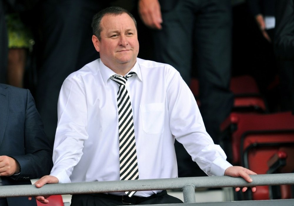 Owner Mike Ashley has a stormy relationship with Newcastle fans. AFP
