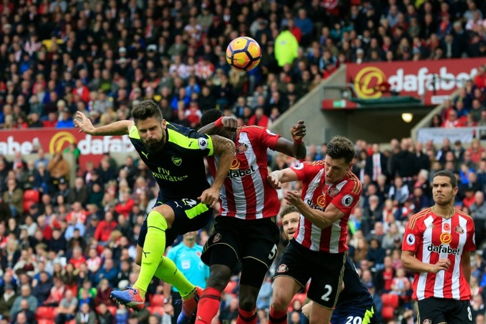 El Arsenal recibe en su feudo al Sunderland, de cara al partido de la jornada 34 de Premier. AFP