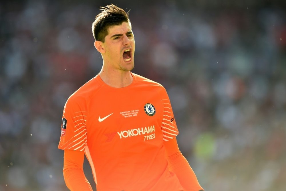 Courtois wants money to be spent. AFP