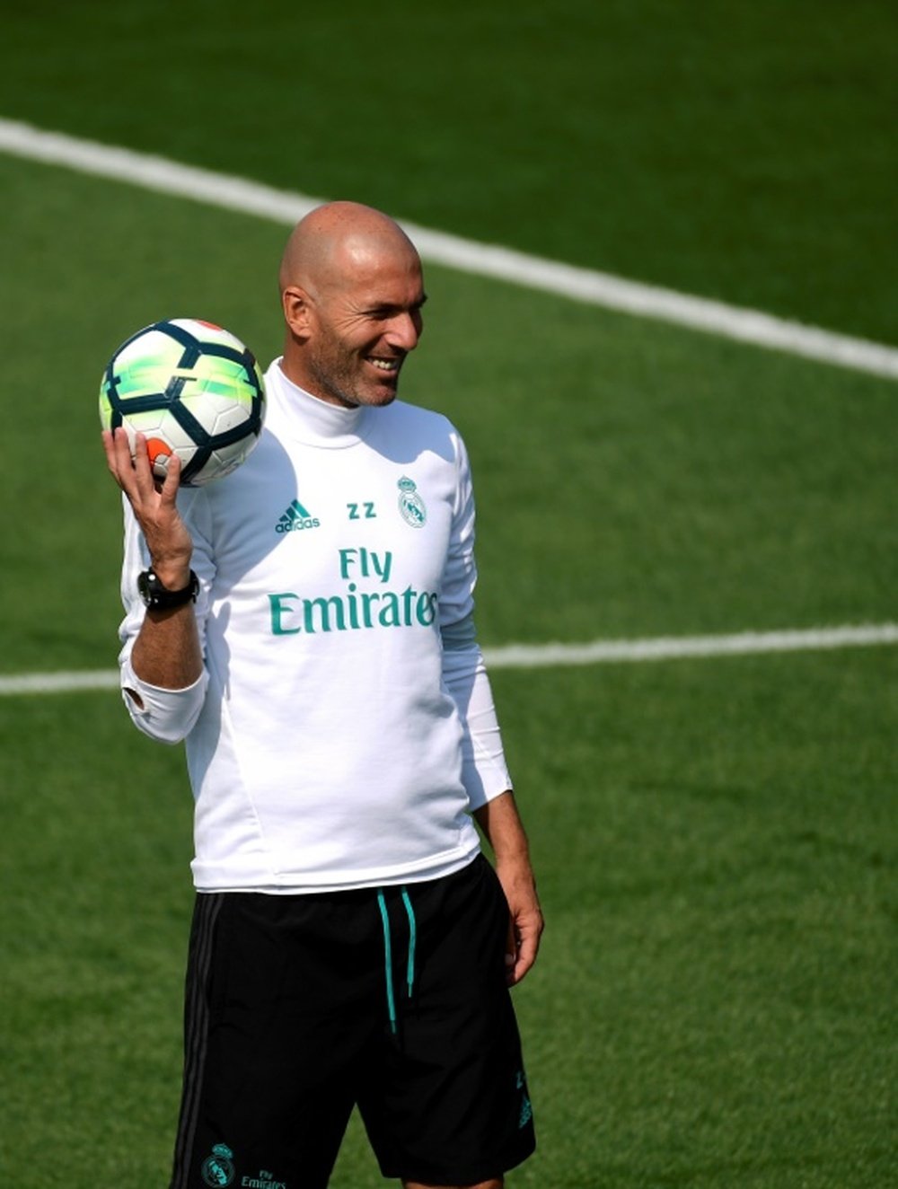 Zidane lleva 12 victorias lejos de casa consecutivas en Liga. AFP/Archivo