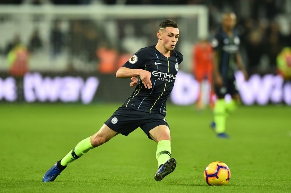 Foden signed a new contract at City on Tuesday. AFPdel