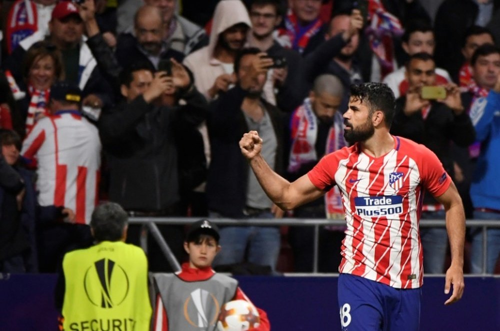 Diego Costa marcó un gol histórico. AFP