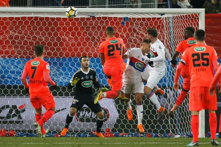 Caen upset Lyon to set up PSG semi-final