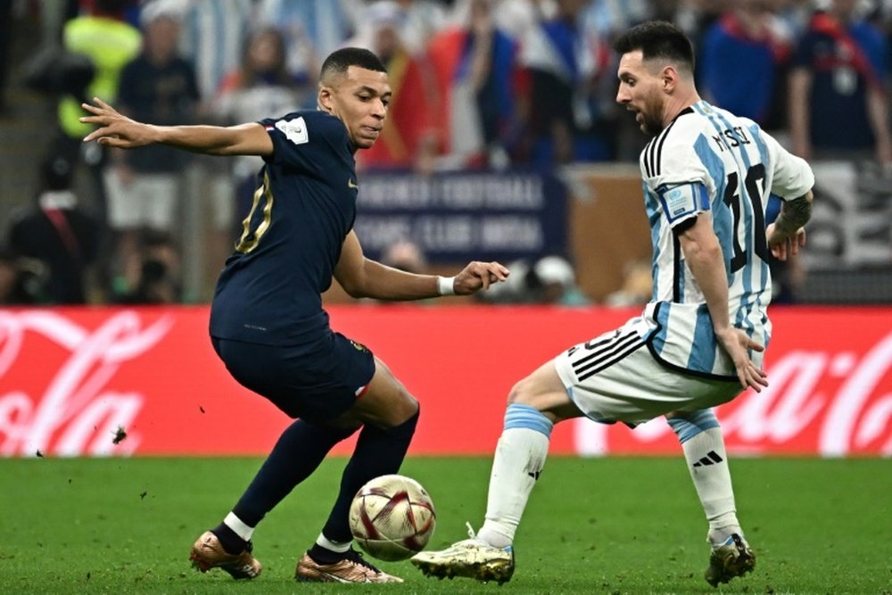 Messi entiende perfectamente cómo se siente Mbappé tras perder el Mundial. AFP