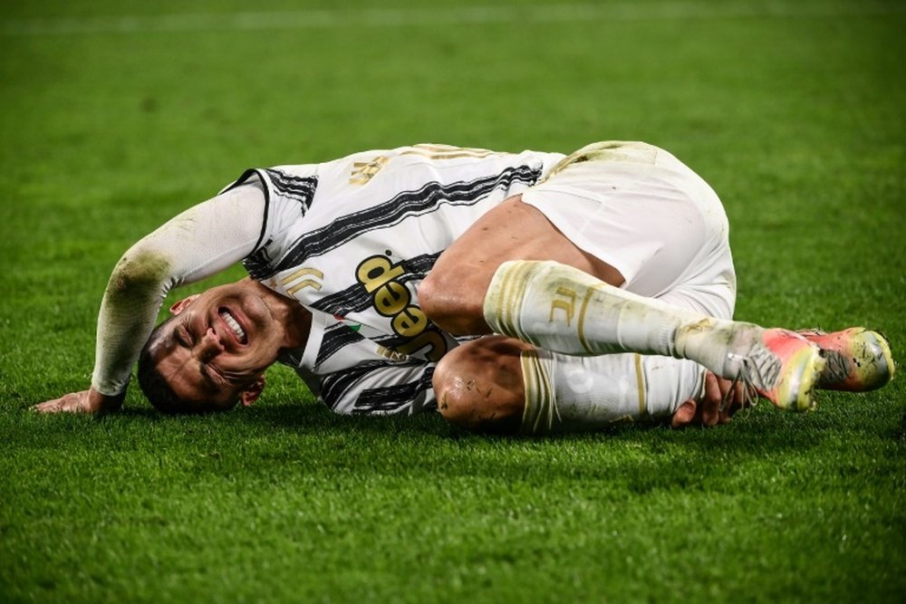 Cristiano Ronaldo forfait contre l'Atalanta Bergame. AFP