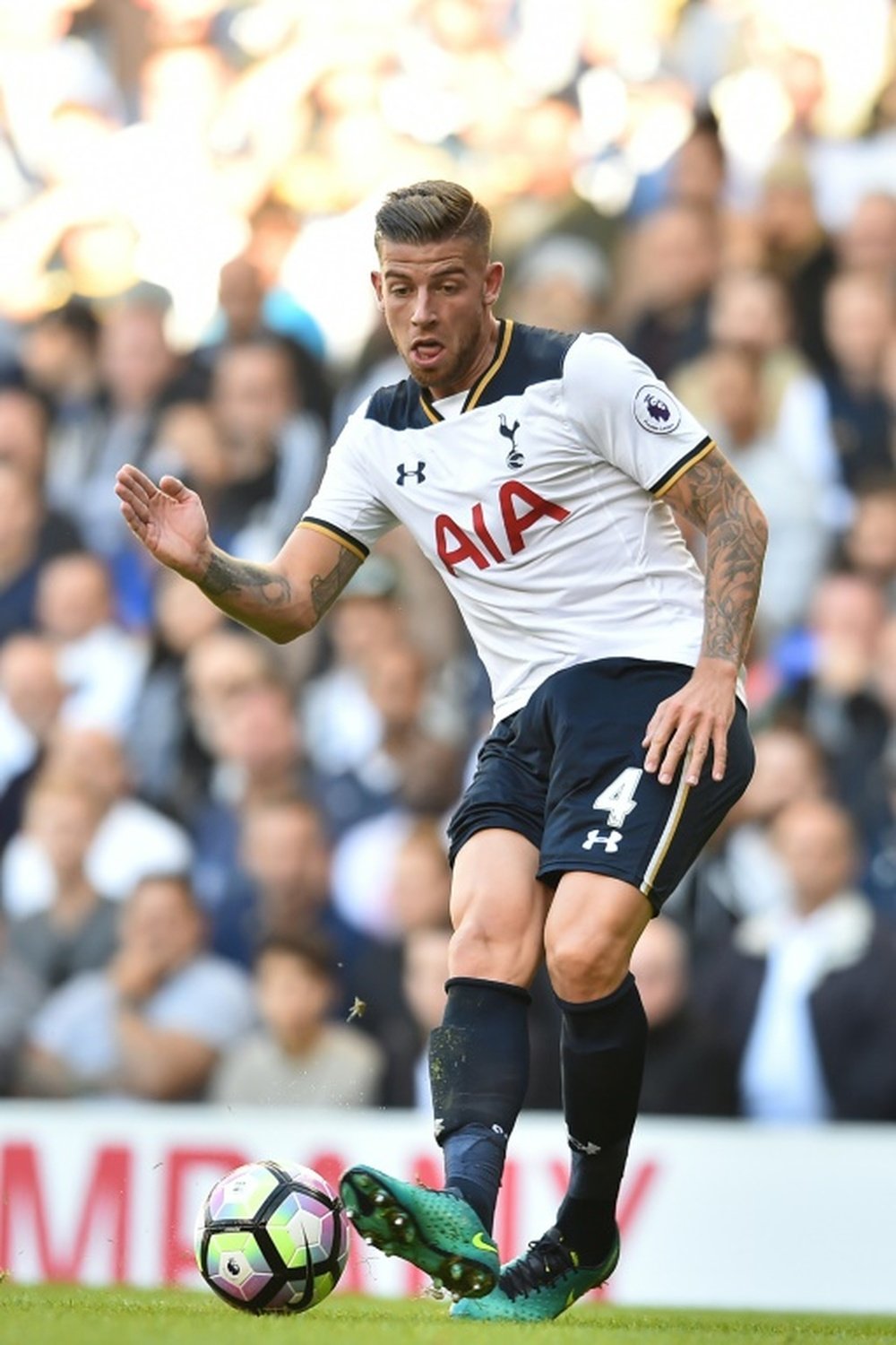 Alderweireld in action for Tottenham. AFP