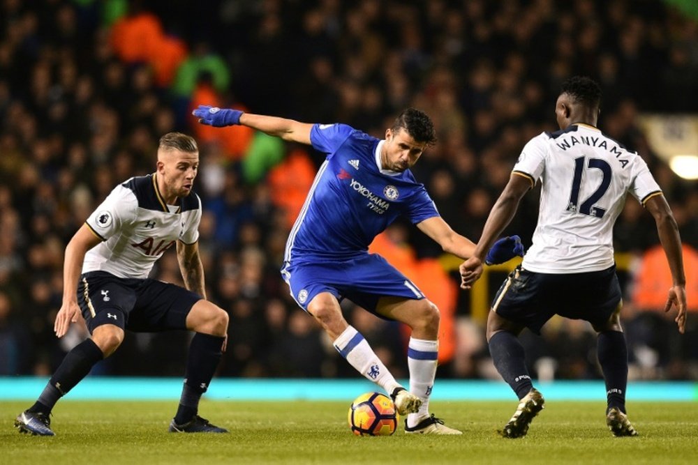 Tottenham defender Toby Alderweireld says Diego Costa is the toughest striker he has faced.