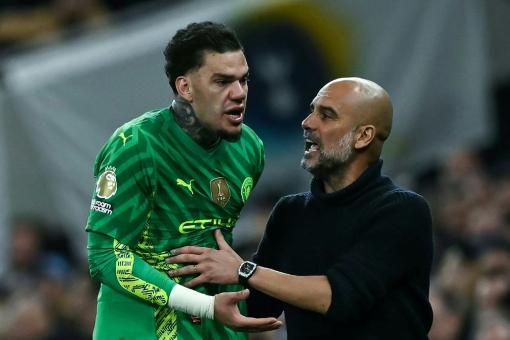 Ederson is open to the possibility of leaving Manchester City. AFP