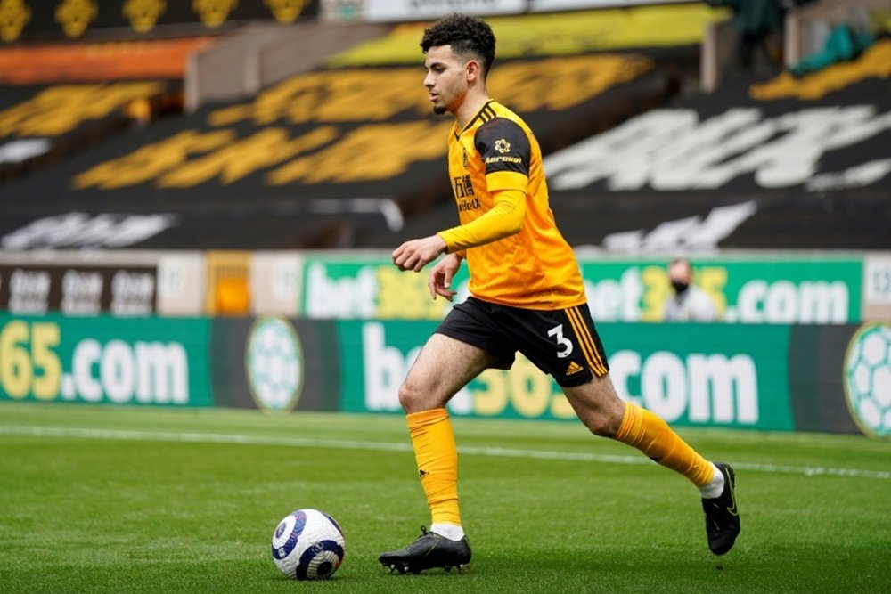 Permanent move: French defender Rayan Aït-Nouri has joined Wolves on a five-year contract after a loan spell