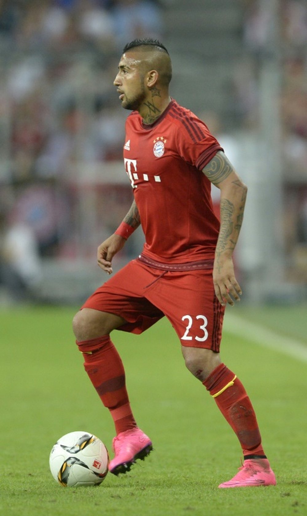 Chilean midfielder Arturo Vidal is a new signing for Bayern Munich