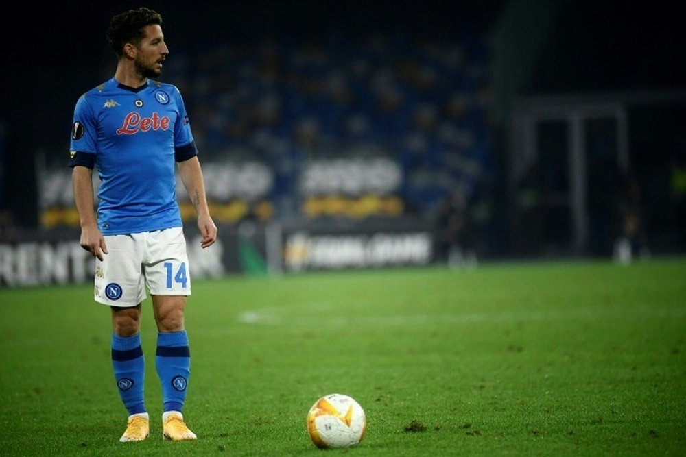 Napoli forward Mertens has scored 131 goals for the club. AFP