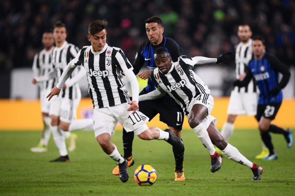 Juventus e Inter empataron a cero en Turín. AFP