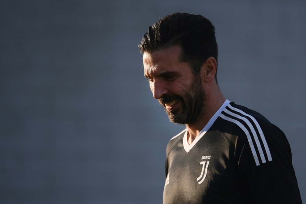 Buffon volvió a sonreír. AFP