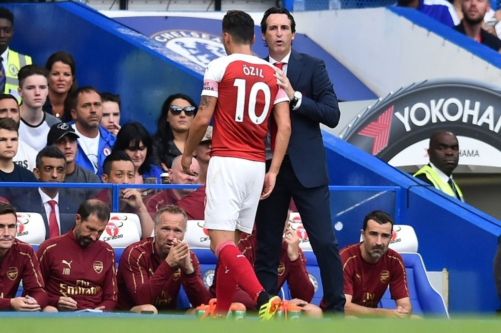 Emery insists he has a good relationship with Ozil. AFP