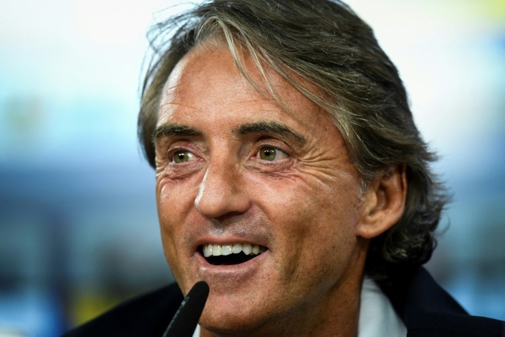 Mancini hará cambios. AFP/Archivo