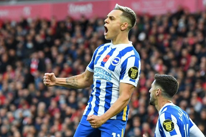 Potter left Brighton to join the Blues. AFP