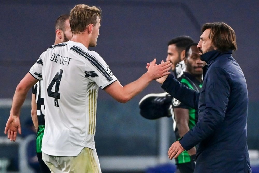 Matthijs de Ligt n'a pas caché sa déception. AFP