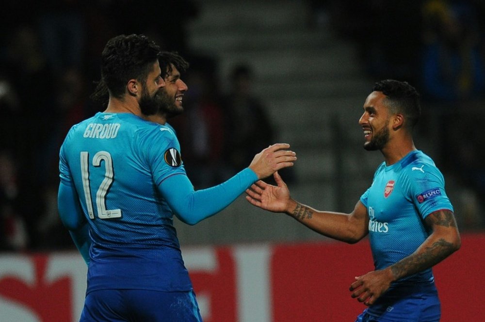 Arsenal won their previous Europa League match 4-2 away at BATE Borisov. AFP