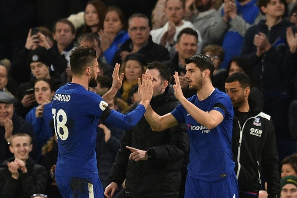 Morata and Giroud could both be sold. AFP