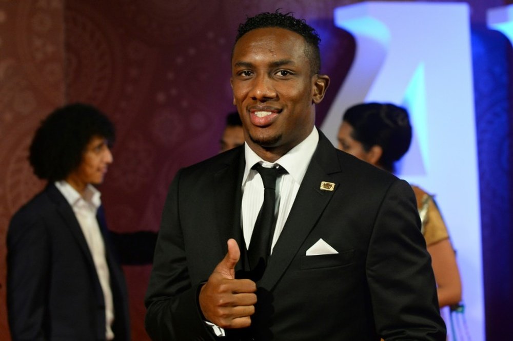Ahmed Khalil, named Asian footballer of the year at a glitzy ceremony in New Delhi on November 29, 2015
