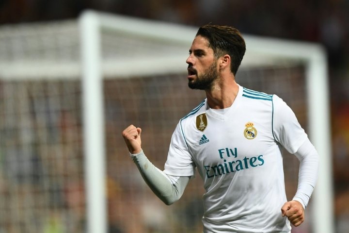 Isco has not played a single minute of this season's Champions League. AFP