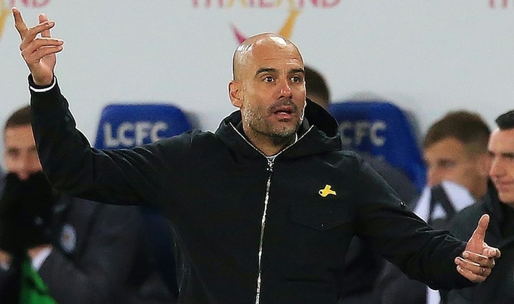 Guardiola is expected to make changes for the game against Feyenoord. AFP