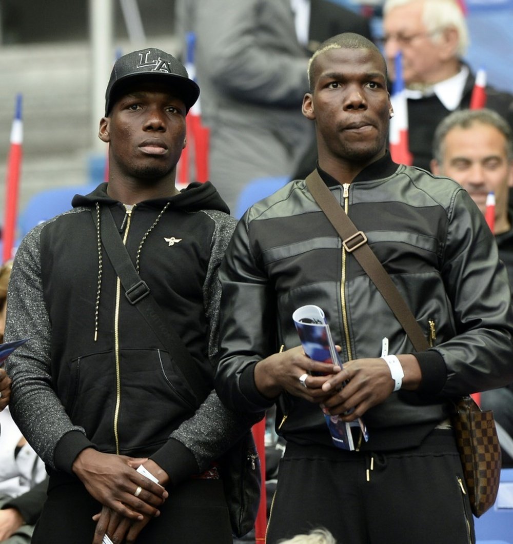 Pogba has two more brothers. AFP