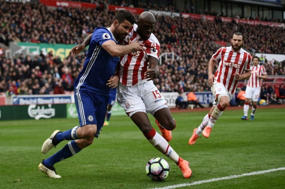 Reports claim that Bruno Martins Indi is set to return to Stoke. AFP