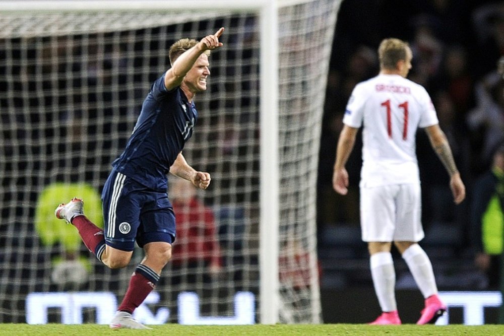 Matt Ritchie, pictured in 2015, double plus goals from Ireland international Daryl Murphy and Ayoze Perez see the Magpies leapfrog Brighton in the English Championship