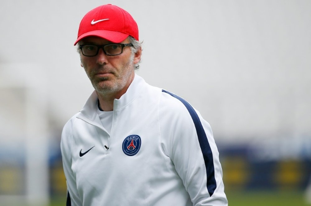 Paris Saint-Germains head coach Laurent Blanc, pictured on May 19, 2016, is reportedly to quit this week