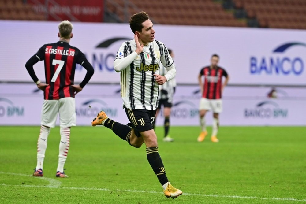 VIDÉO : les buts de Chiesa en Serie A avec la Juventus. AFP