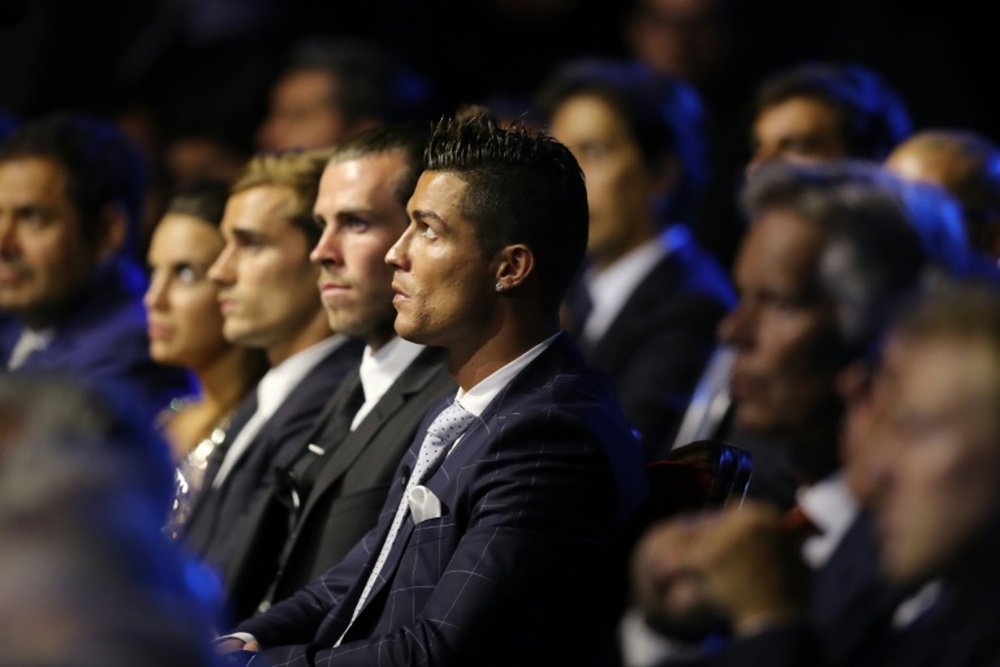 Real Madrids Portuguese Cristian Ronaldo received the UEFA Best Player in Europe Award for the second time