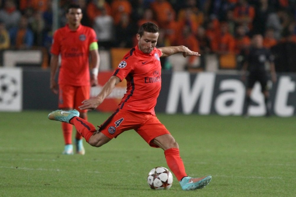 Yohan Cabaye, pictured on October 21, 2014, marked his Crystal Palace debut with a goal