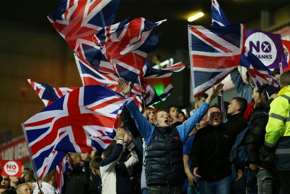 El Rangers está aprovechando como nadie la mala racha del Celtic. AFP/Archivo