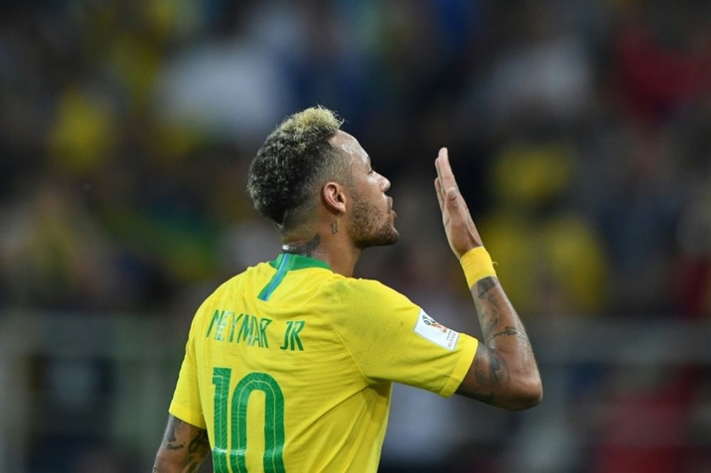 Le don de la Seleçao de Neymar. AFP