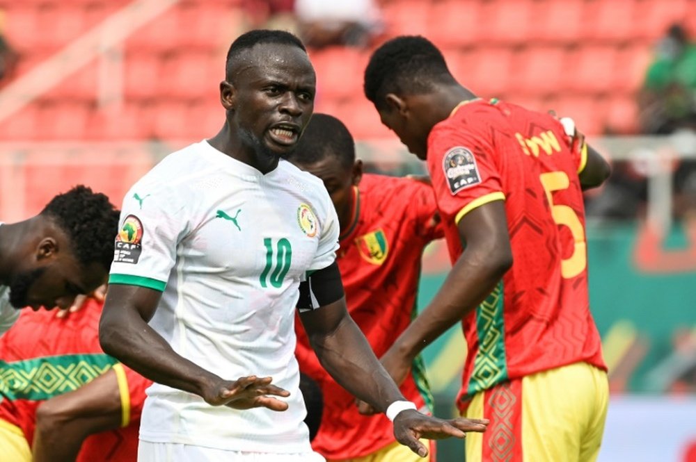 Senegal again laboured in front of goal as they were held by Guinea. AFP